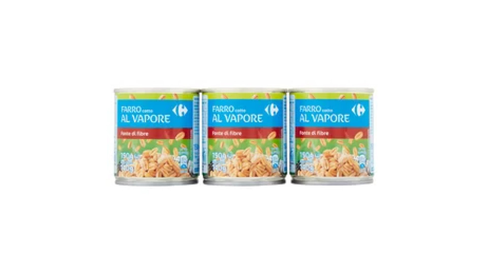 Carrefour Farro cotto al Vapore 3 x 150 g