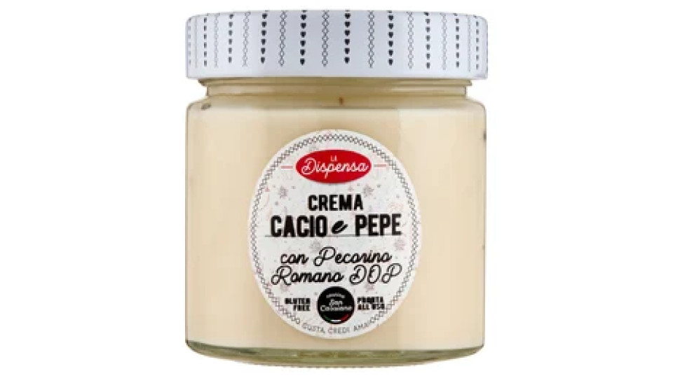cascina San Cassiano La Dispensa Crema Cacio e Pepe con Pecorino Romano DOP 190 g