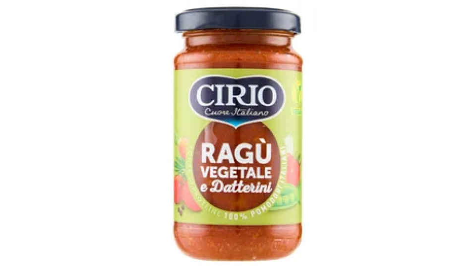 Cirio Ragù Vegetale e Datterini 190 g