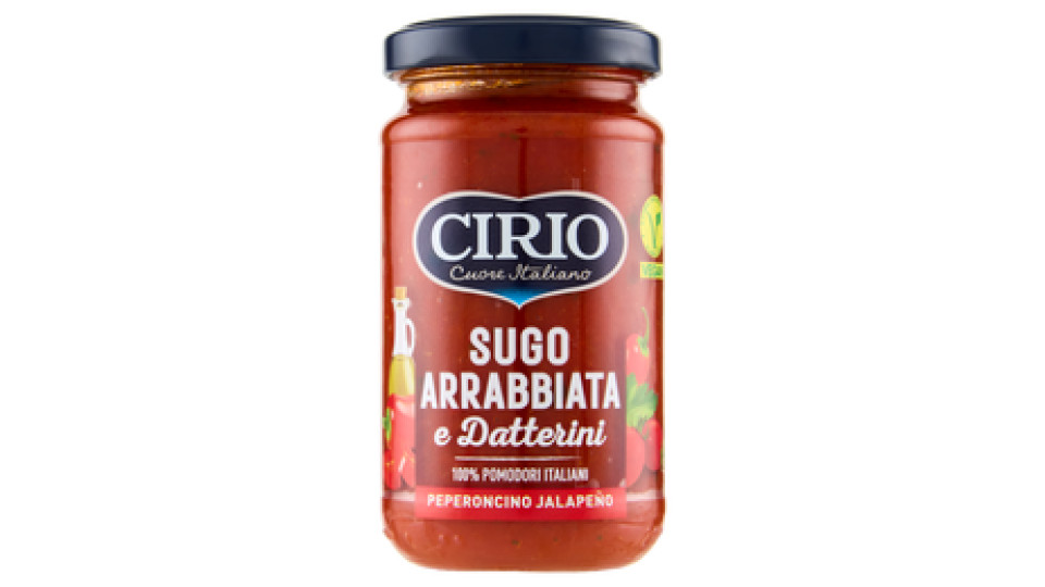 Cirio Sugo Arrabbiata e Datterini Peperoncino Jalapeño 190 g