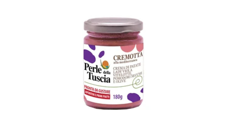 Crema di Patate Viola alla Mediterranea