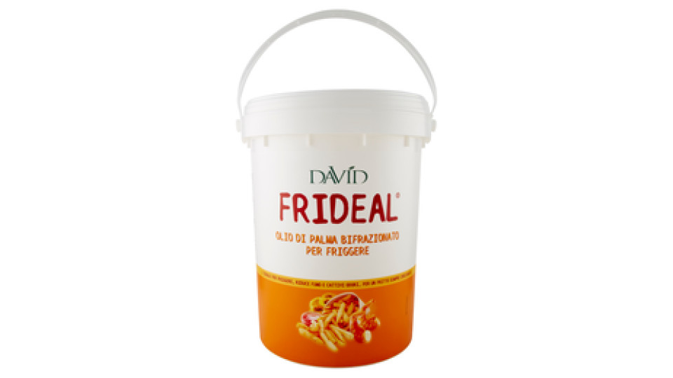 David Frideal Olio di Palma Bifrazionato per Friggere 20L