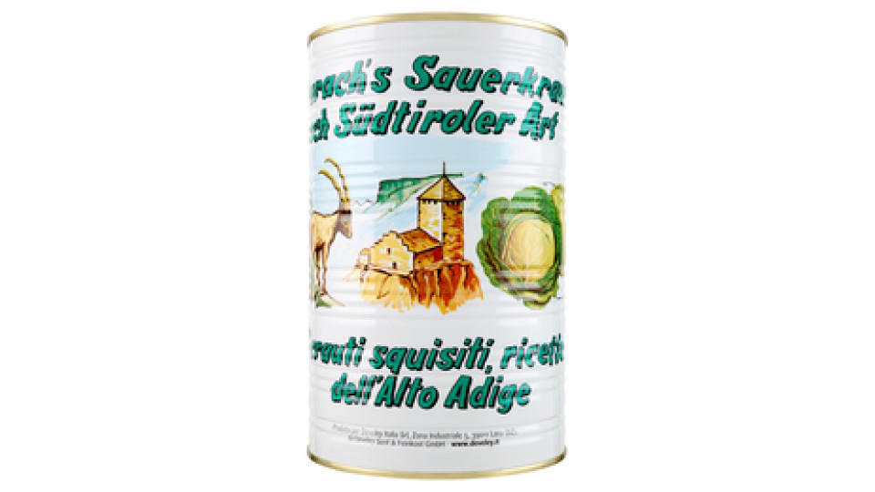 il Picchio i Crauti squisiti, ricetta dell'Alto Adige 4040 g