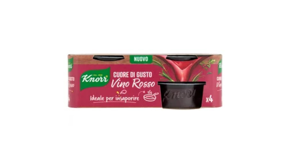 Knorr Cuore di Gusto Vino Rosso 4 x 26 g