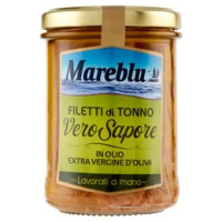 Mareblu VeroSapore Filetti di Tonno in Olio Extra Vergine d'Oliva 180 g