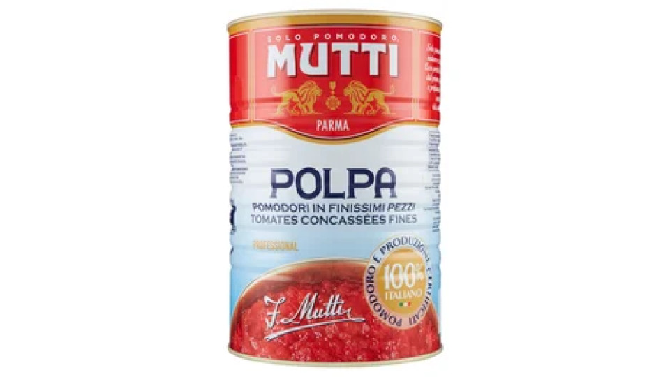 Mutti Polpa Pomodori in Finissimi Pezzi 4050 g