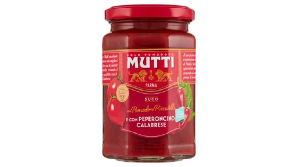 Mutti Sugo con Pomodoro Pizzutello e con Peperoncino Calabrese 280 g