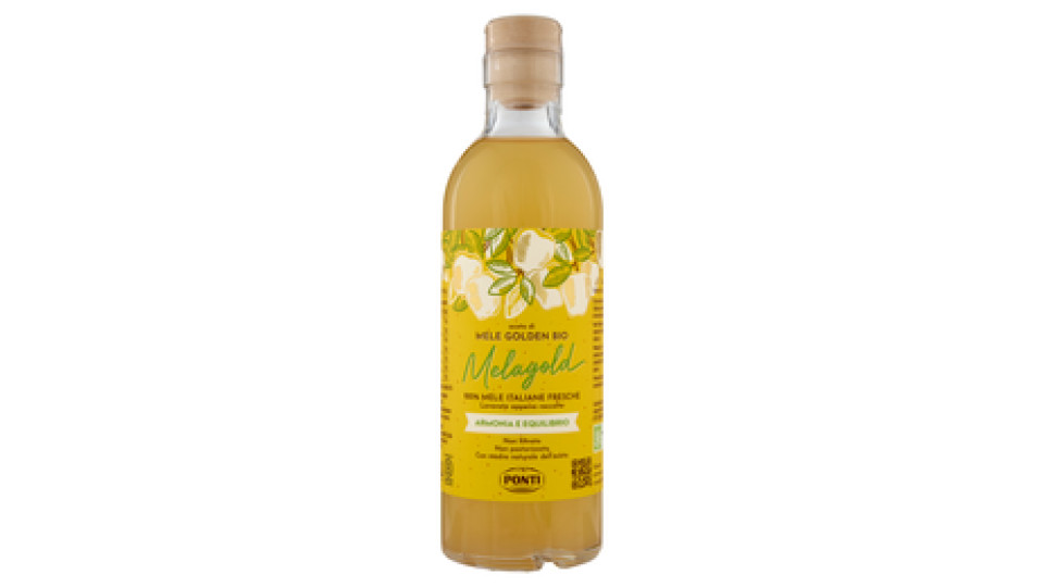 Ponti Melagold aceto di Mele Golden Bio 500 ml