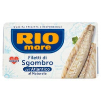 Rio mare Filetti di Sgombro dell'Atlantico al Naturale 125 g