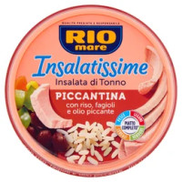 Rio mare Insalatissime Insalata di Tonno Piccantina con riso, fagioli e olio piccante 200 g
