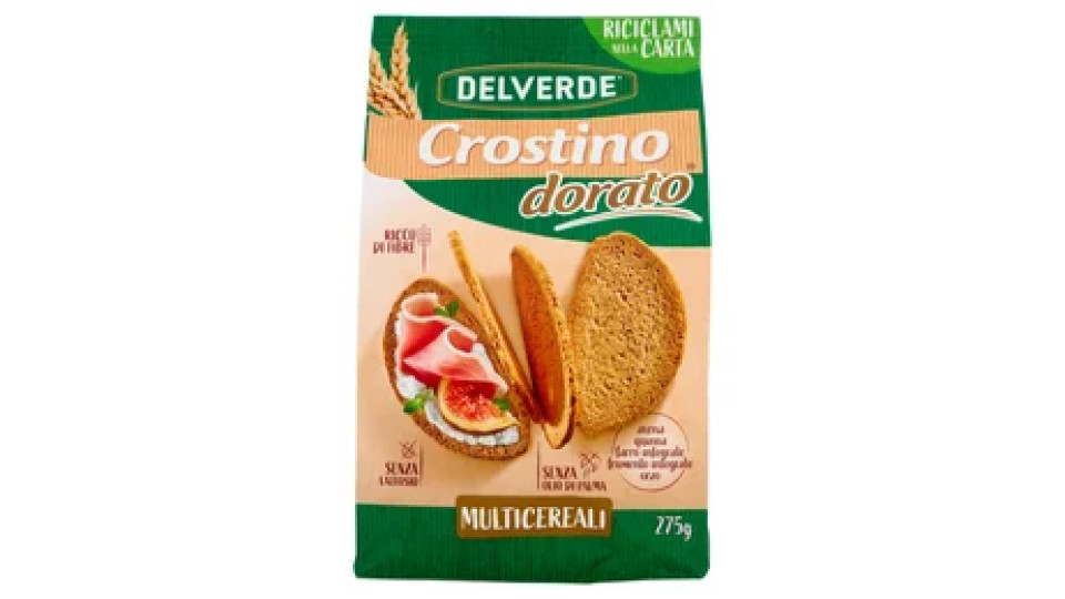 Delverde Crostino dorato Multicereali 275 g