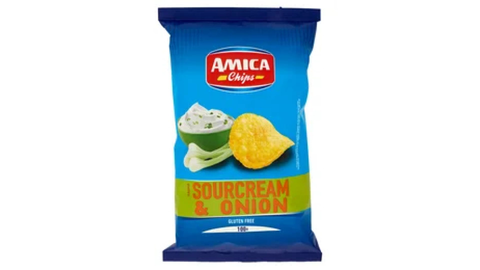 Amica Chips Aroma Sourcream & Onion 100 g