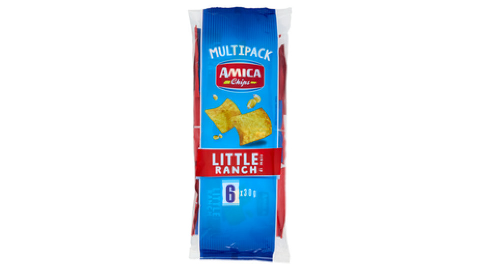 Amica Chips Little Ranch di mais 6 x 30 g