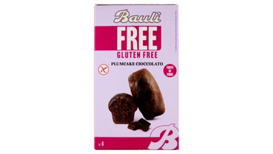 Bauli Free Gluten Free Plumcake Cioccolato 4 x 33 g