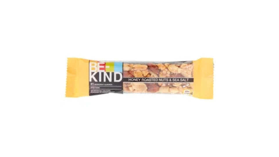 Be-Kind Barretta Mandorle Tostate, Miele e Sale Marino 40 g