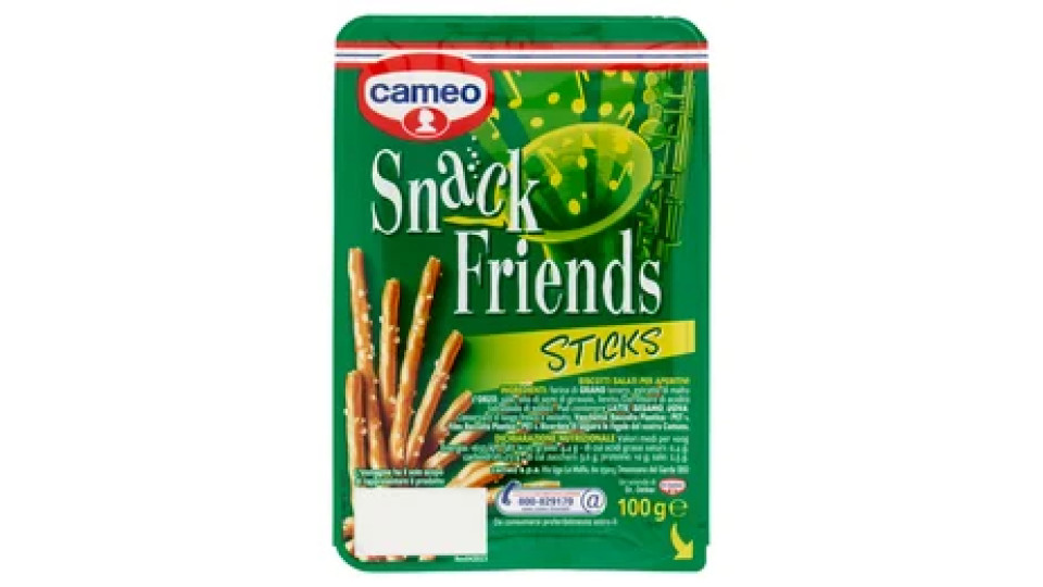 cameo Snack Friends Sticks 100 g