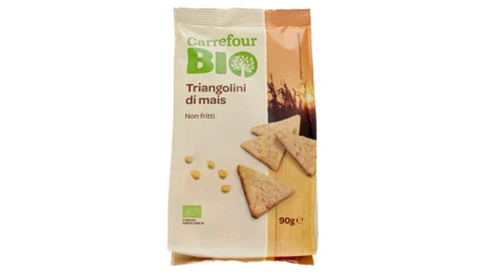 Carrefour Bio Triangolini di mais 90 g