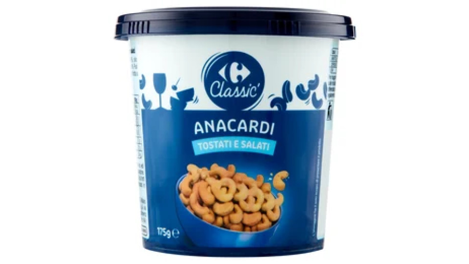 Carrefour Classic Anacardi Tostati e Salati 175 g