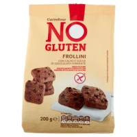 Carrefour Classic Frollini con Gocce di Cioccolato Fondente No Gluten!* 200 g
