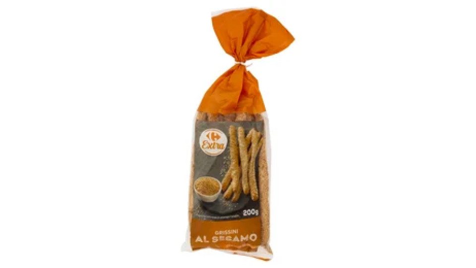 Carrefour Extra Grissini al Sesamo con Olio di Oliva 200 g