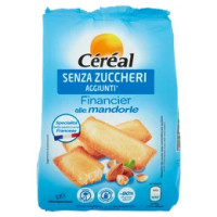 Céréal Senza Zuccheri Aggiunti* Financier alle Mandorle Senza Olio di Palma, 7 monoporzioni - 175g