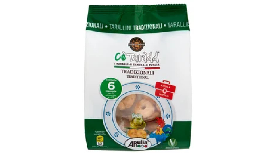 Cè Taràdd i Taralli di Canosa di Puglia Tradizionali 6 x 35 g