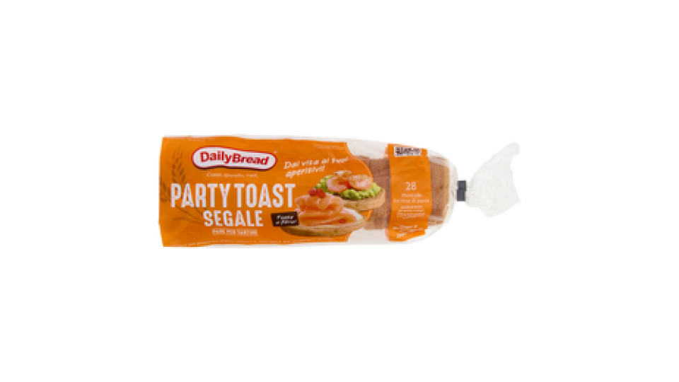 DailyBread Party Toast Segale Pane per Tartine 250 g