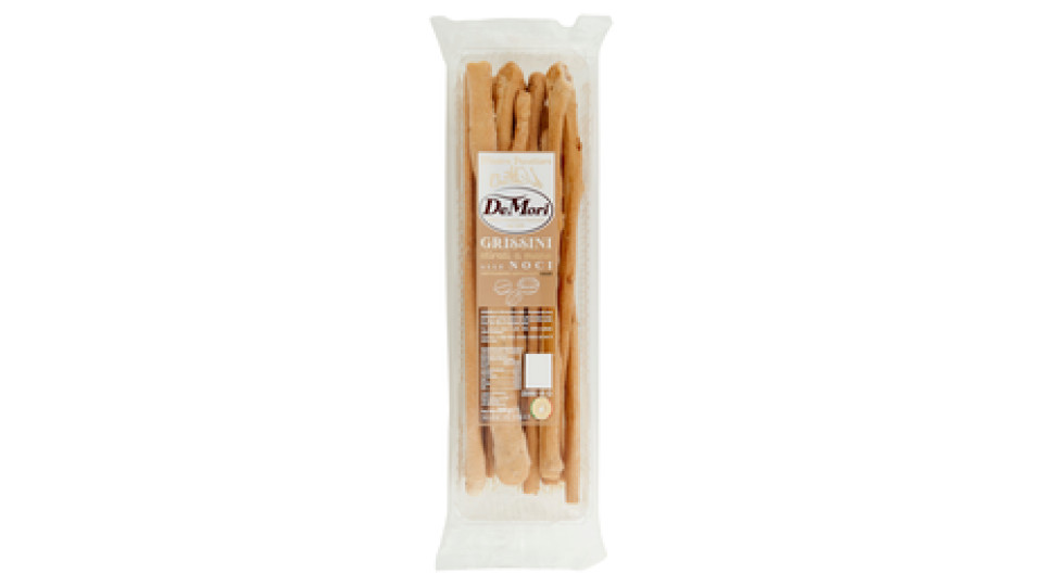 De Mori Grissini stirati a mano alle Noci 200 g