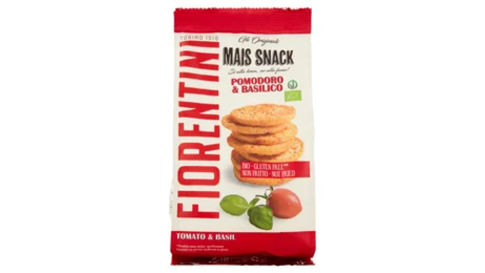 Fiorentini gli Originali Mais Snack Pomodoro & Basilico 50 g