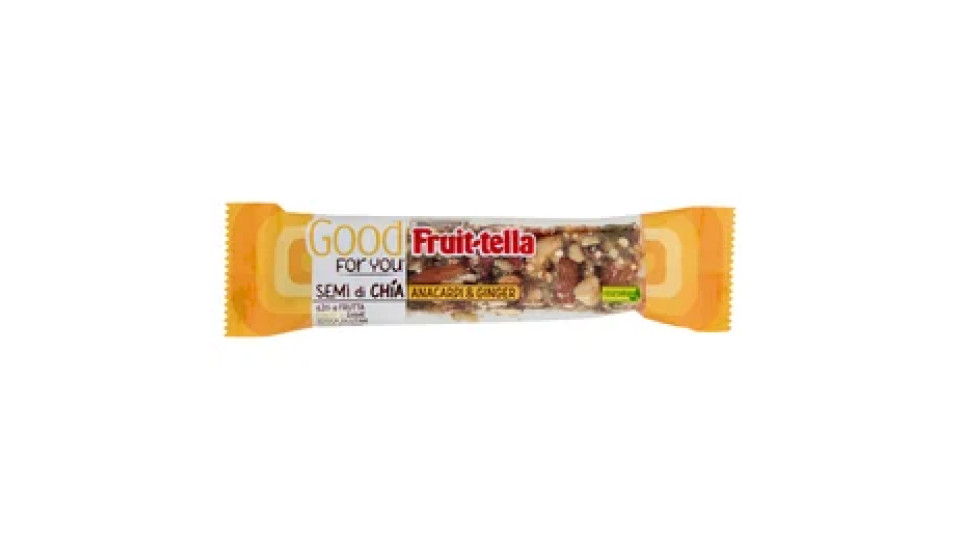 Fruit-tella Good For You* Semi di Chia, Anacardi & Ginger 36 g