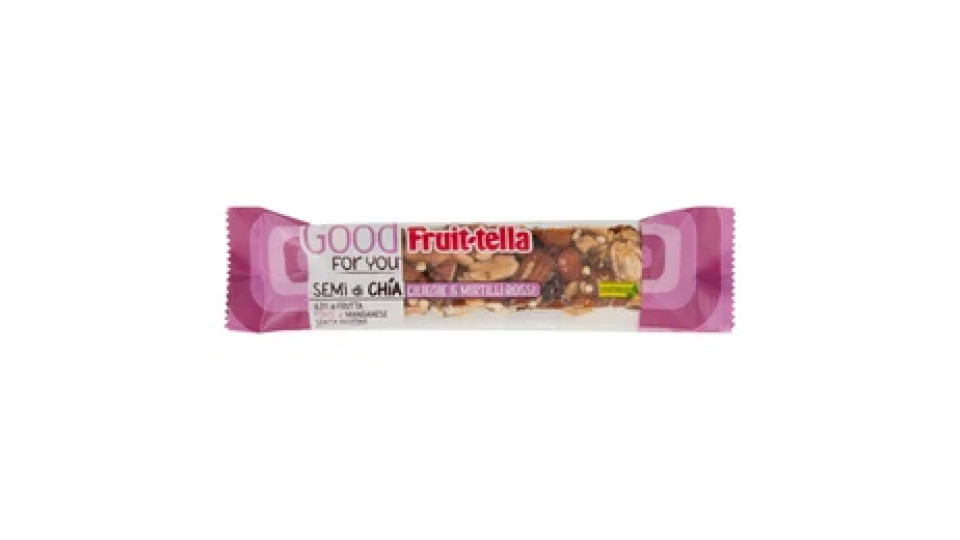 Fruit-tella Good For You* Semi di Chia, Ciliegie & Mirtilli Rossi 36 g