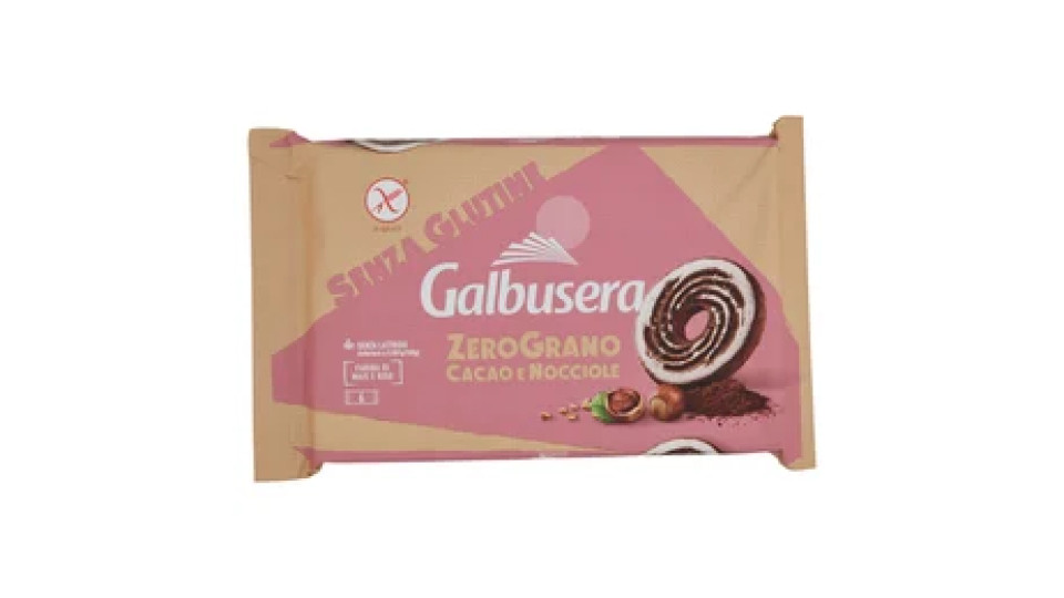Galbusera ZeroGrano Cacao e Nocciole Senza Glutine 220 g (6 monoporzioni)