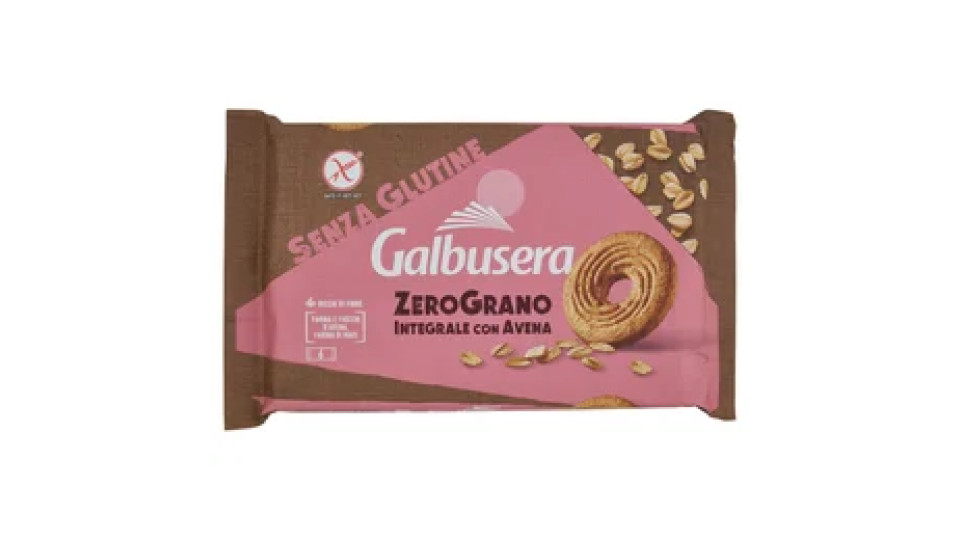 Galbusera ZeroGrano Integrale con Avena Senza Glutine 220 g (6 monoporzioni)