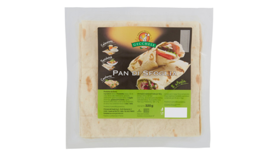 Gecchele Pan di Sfoglia 8 sfoglie 320 g