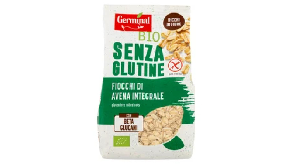 Germinal Bio Senza Glutine Fiocchi di Avena Integrale 300 g