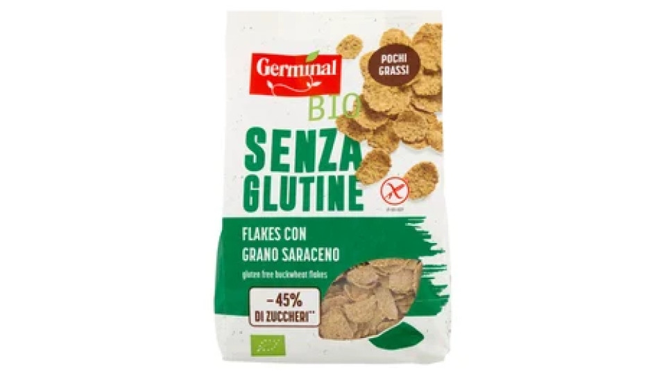 Germinal Bio Senza Glutine Flakes con Grano Saraceno 250 g