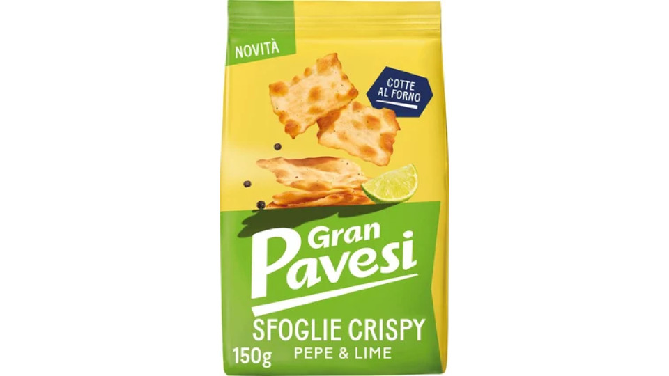 Gran Pavesi Sfoglie Lime e Pepe 150g