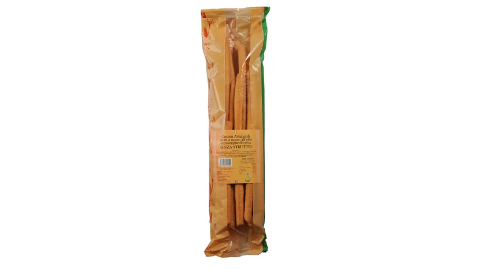 Grissini senza strutto con olio extravergine d'oliva 250 g