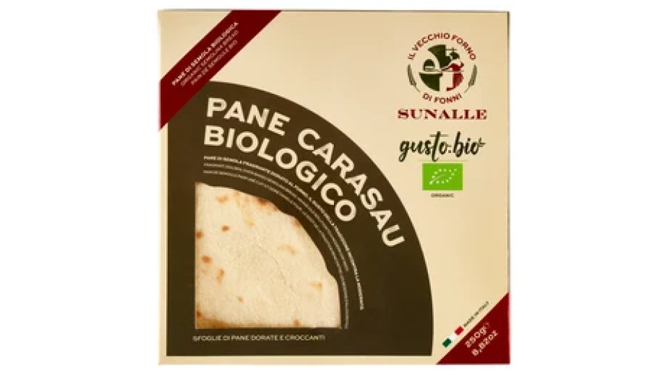 Il Vecchio Forno di Fonni - Sunalle gusto.bio Pane Carasau Biologico 250 g