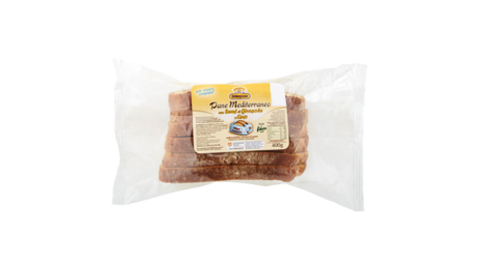 Interpan Pane Mediterraneo con Semi di Girasole e Lino 400 g