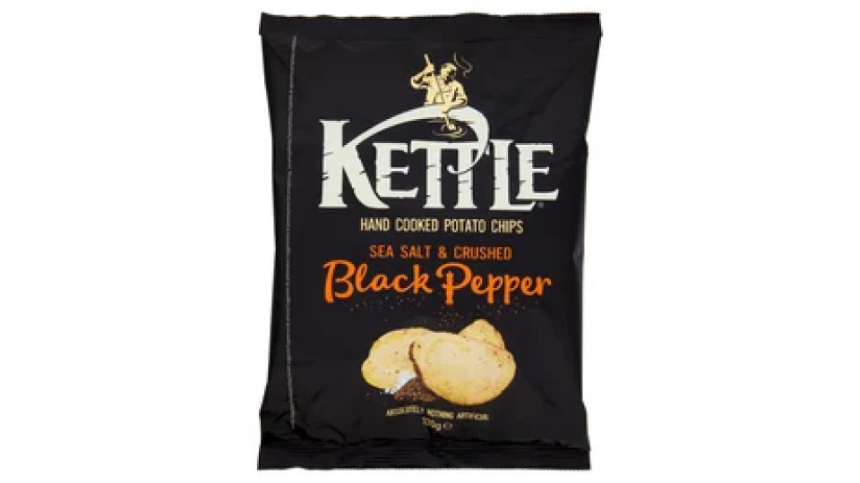 Kettle Sea Salt & Crushed Black Pepper 130 g