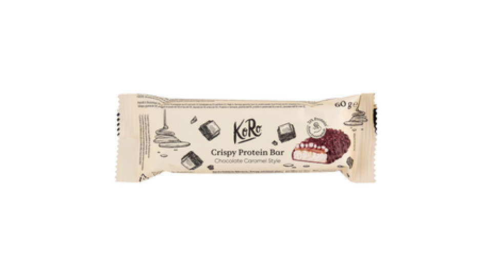 KoRo Crispy Protein Bar Chocolate Caramel Style 60 g