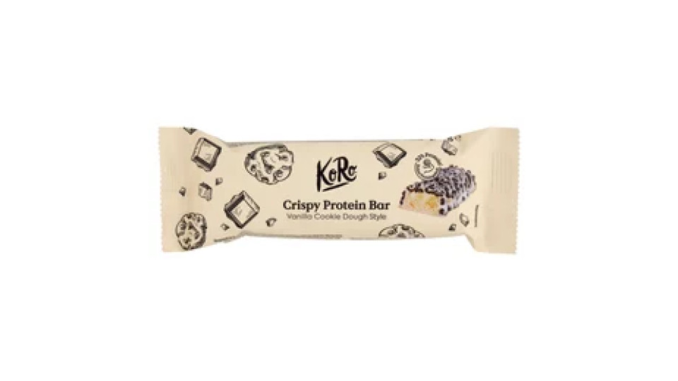 KoRo Crispy Protein Bar Vanilla Cookie Dough Style 60 g