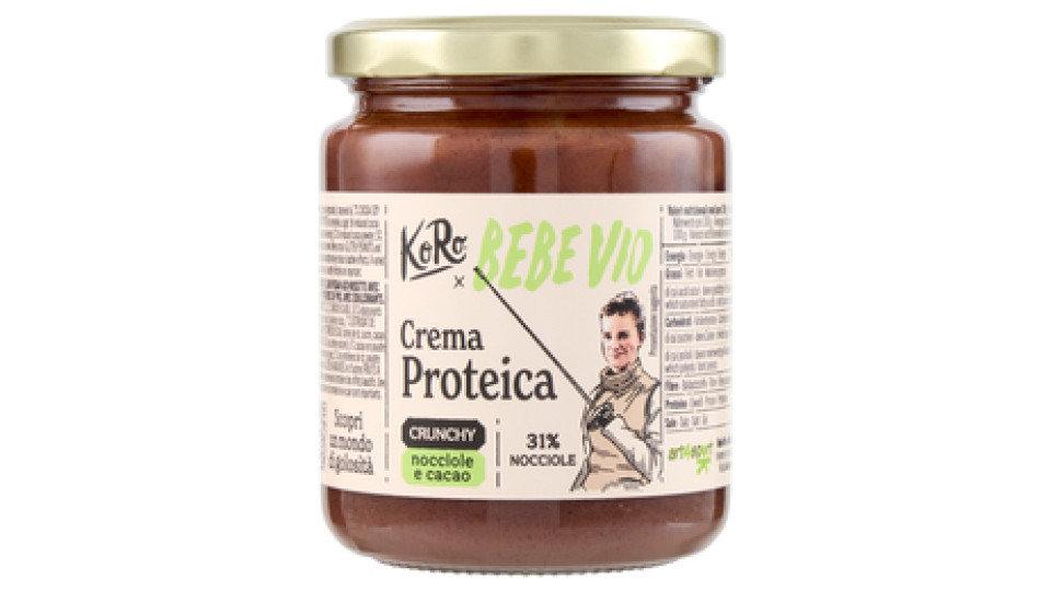 KoRo x Bebe Vio Crema Proteica Crunchy nocciole e cacao 200 g