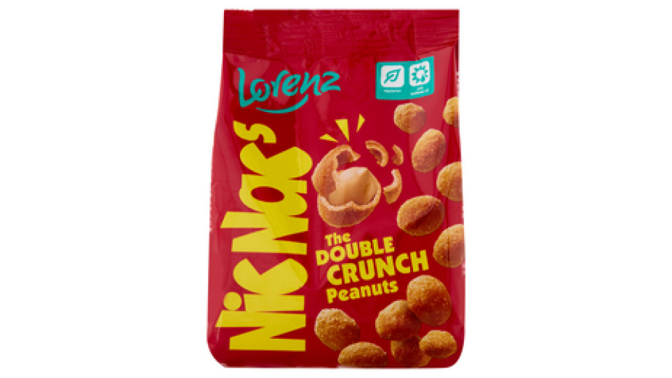 Lorenz Nic Nac's Arachidi sgusciate tostate ricoperte da un croccante guscio piccante 125 g