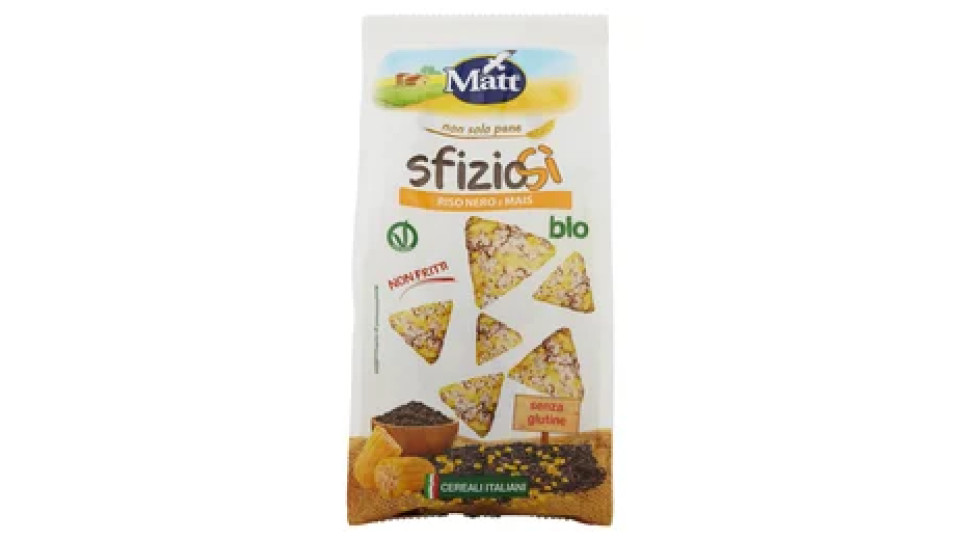 Matt non solo pane sfizioSì Riso Nero e Mais bio 60 g