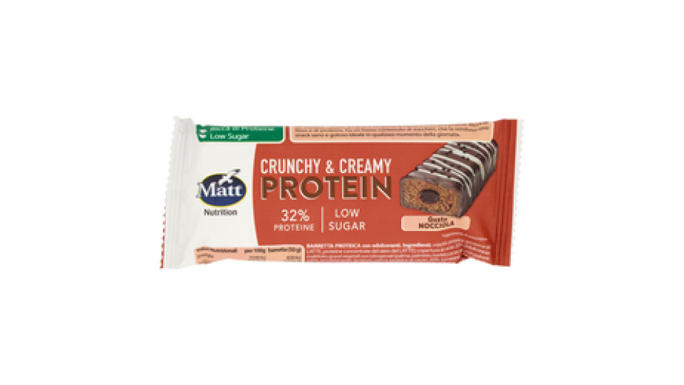 Matt Nutrition Crunchy & Creamy Protein Gusto Nocciola 50 g