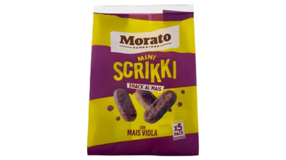 Morato Mini Scrikki Snack al mais con Mais Viola 5 x 35 g
