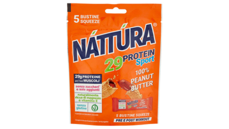 Náttúra 29 Protein Sport 100% Peanut Butter 5 x 15 g