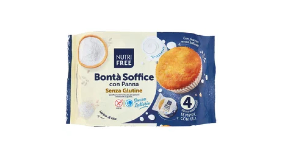 Nutrifree Bontà Soffice con Panna Senza Glutine 140 g